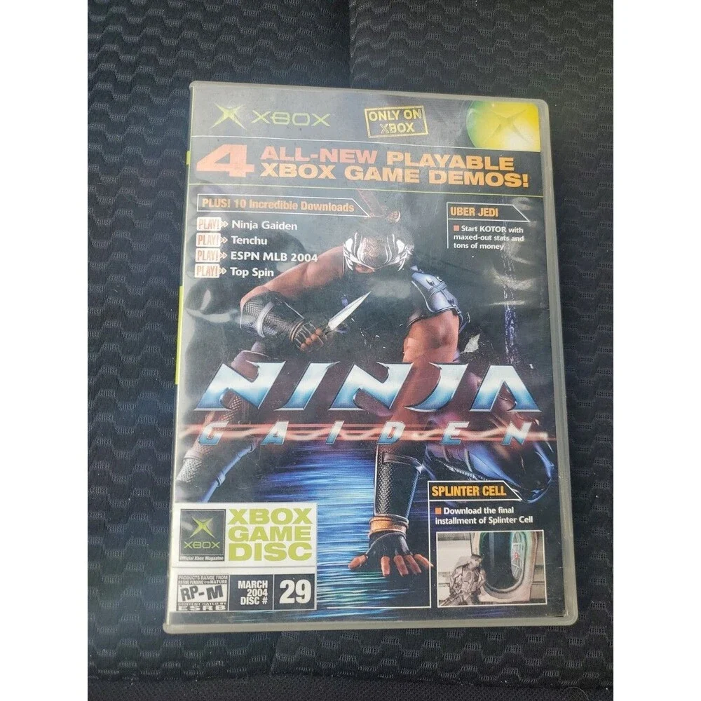 Xbox Game Disc 29 Ninja Gaiden Demo Original Microsoft Xbox Original